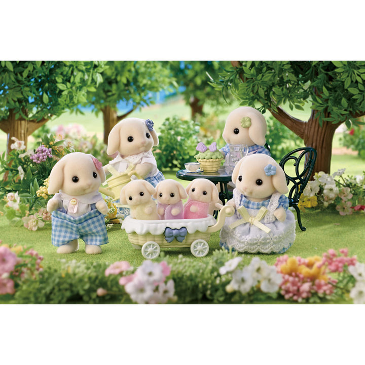 Flora Rabbit Family Calico Critters Juego 5 Figuras para Niños Estimula Creatividad - Imagen 6
