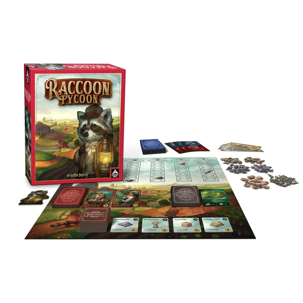 Forbidden Games Mapache Tycoon Juego de Mesa Familiar y Estratégico - Imagen 1