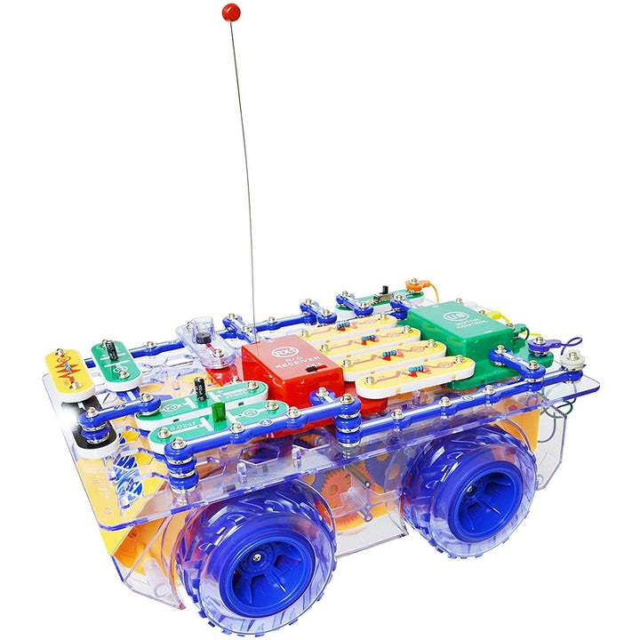 Snap Circuits R/C Snap Rover Electronics Discovery Kit Control Remoto Multifuncional - Imagen 5