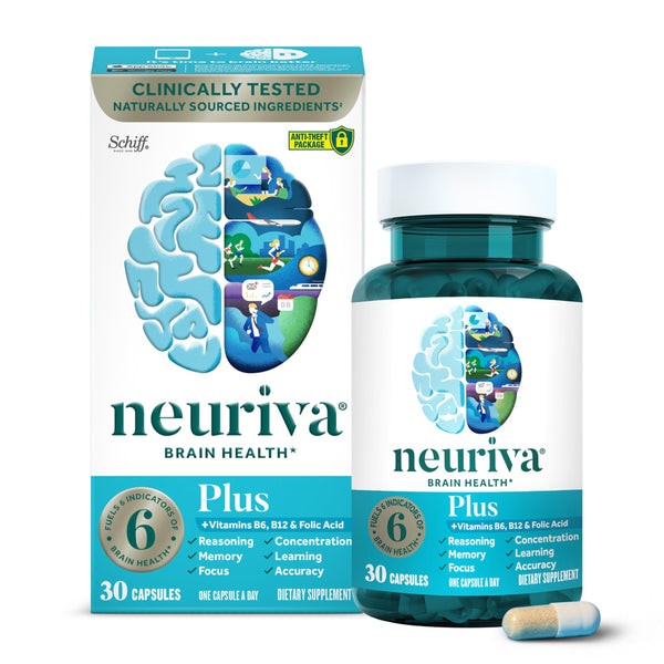 Neuriva Nootropic Brain Suplemento Plus Mejora Memoria Y Concentracion - Imagen 1