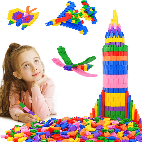 Juego de 600 Piezas Bloques de Construcción Educativo STEM para Niños - Imagen 1