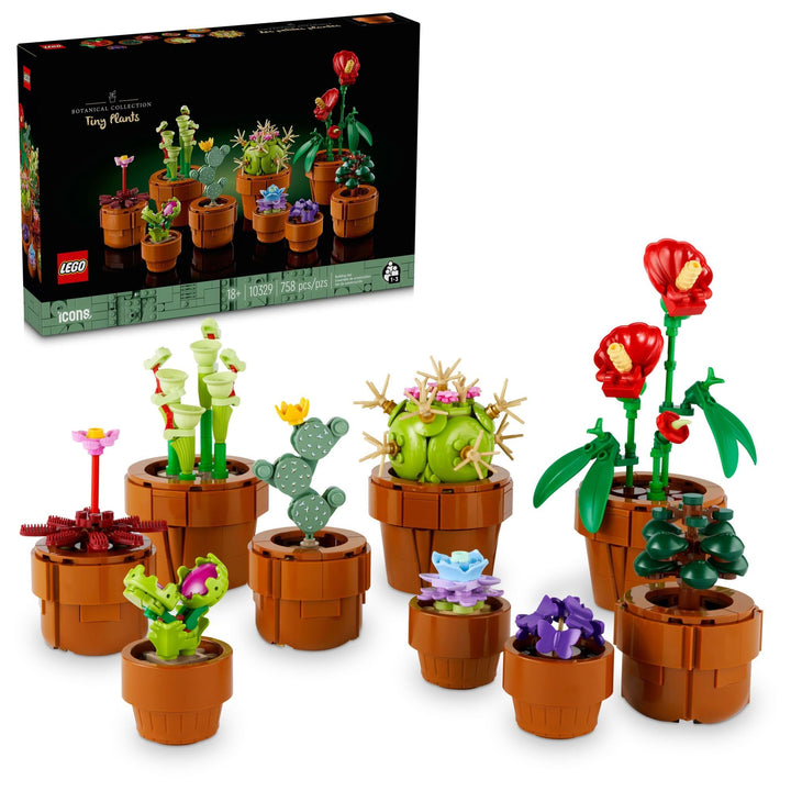 LEGO Icons Juego de Construcción de Plantas Pequeñas Regalo Decorativo Para Adultos - Imagen 1