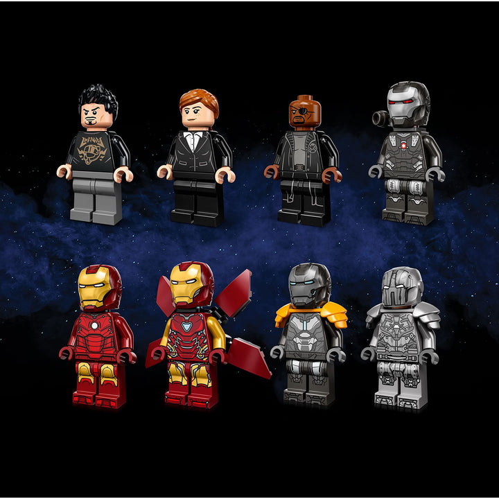 EGO Marvel Iron Man Armory 76216 Set de Construcción Vengadores con Minifiguras - Imagen 4