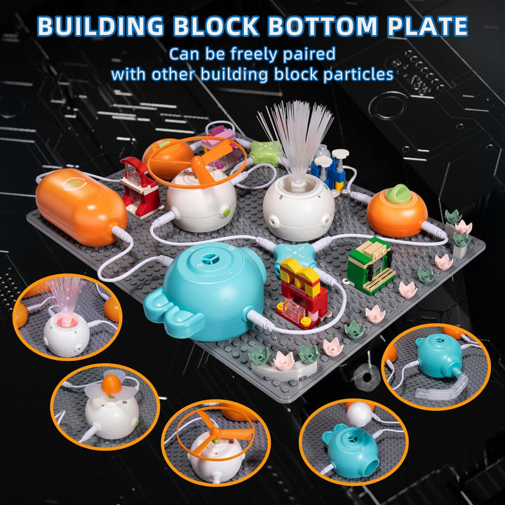 Kit De Circuitos Para Niños 3-12 Años 25 Piezas 64 Proyectos STEM Electrónica Bricolaje - Imagen 5