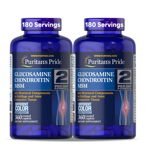 Glucosamina Condroitina Msm Triple Fuerza Para Articulaciones Saludables - Imagen 1