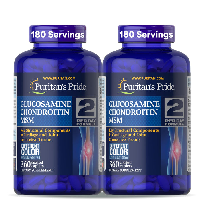 Glucosamina Condroitina Msm Triple Fuerza Para Articulaciones Saludables - Imagen 1