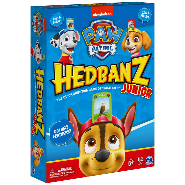 Hedbanz Junior Paw Patrol Juego De Mesa Para Niños Adivina El Animal Divertido - Imagen 7