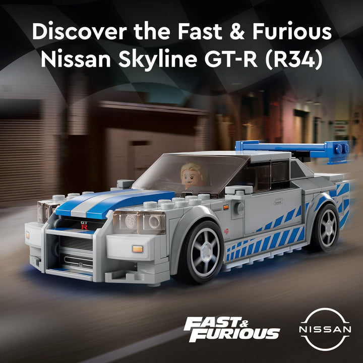 Lego Speed Champions Nissan Skyline Gt-R R34 76917 2023 Construcción Detallada para Niños - Imagen 2