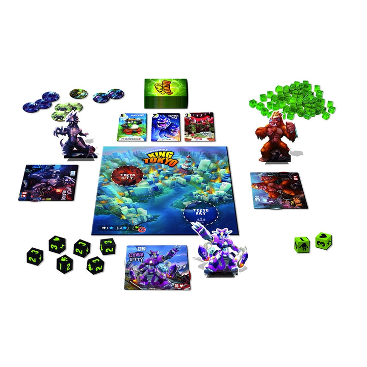 King Of Tokyo Juego De Mesa Nueva Edición Con Ilustraciones Mejoradas - Imagen 5