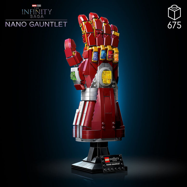 Lego Marvel Nano Guantelete Iron Man Con Piedras Del Infinito Modelo 76223 Para Colección - Imagen 3