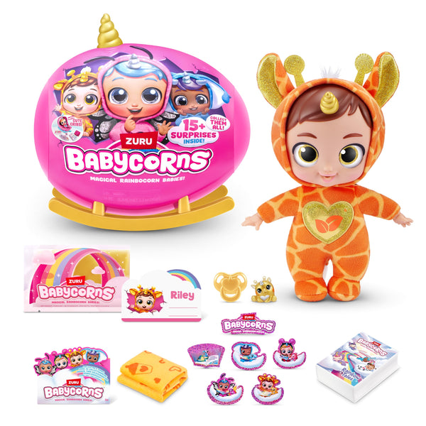 Muñeca Mágica Babycorns Jirafa 10 Cm Sorpresa ZURU Colección de Niñas - Imagen 1