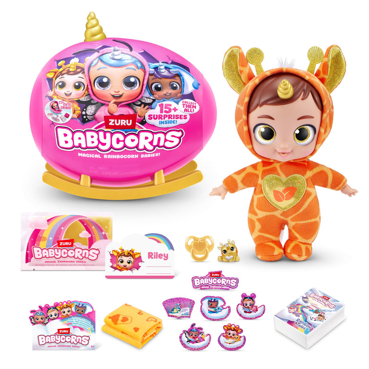 Muñeca Mágica Babycorns Jirafa 10 Cm Sorpresa ZURU Colección de Niñas - Imagen 1