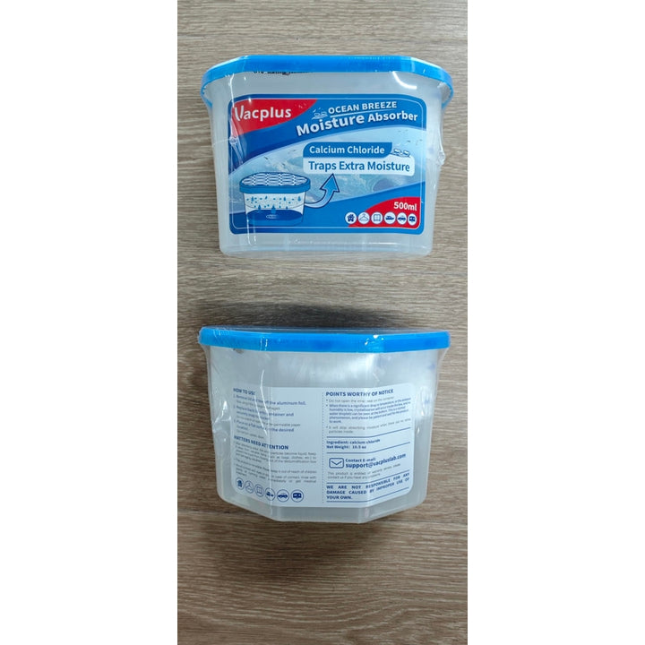 Absorbedor De Humedad Vacplus Paquete De 6 Unidades Elimina Humedad Y Malos Olores - Imagen 2