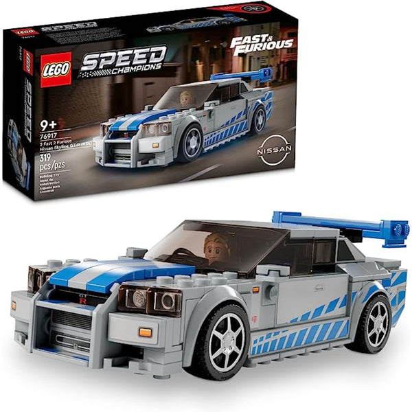 Lego Speed Champions Nissan Skyline GT-R R34 Set De Construcción 319 Piezas