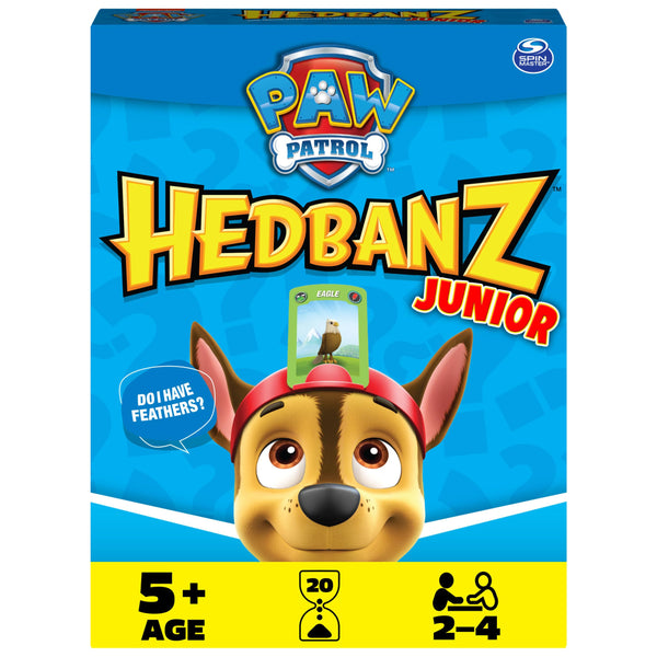 Hedbanz Junior Paw Patrol Juego De Mesa Para Niños Adivina El Animal Divertido - Imagen 1