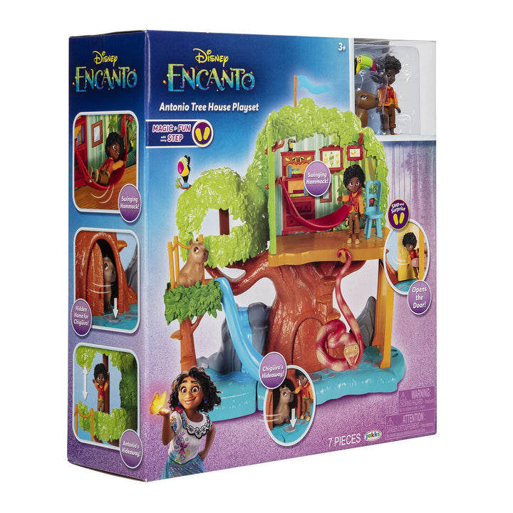 Juego Casa Del Árbol De Antonio Encanto De Disney Con Muñeca Y Mascota Café - Imagen 9