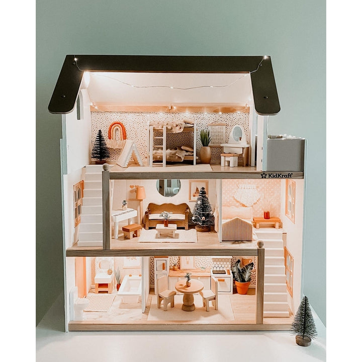 Kidkraft Casa De Muñecas Chelsea Con Muebles Idea Perfecta Para Regalar - Imagen 8