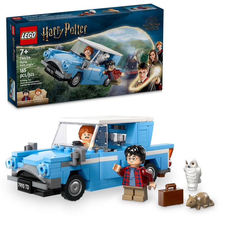 LEGO Harry Potter Flying Ford Anglia 76424 Auto De Construcción Con 2 Minifiguras y Accesorios - Imagen 1
