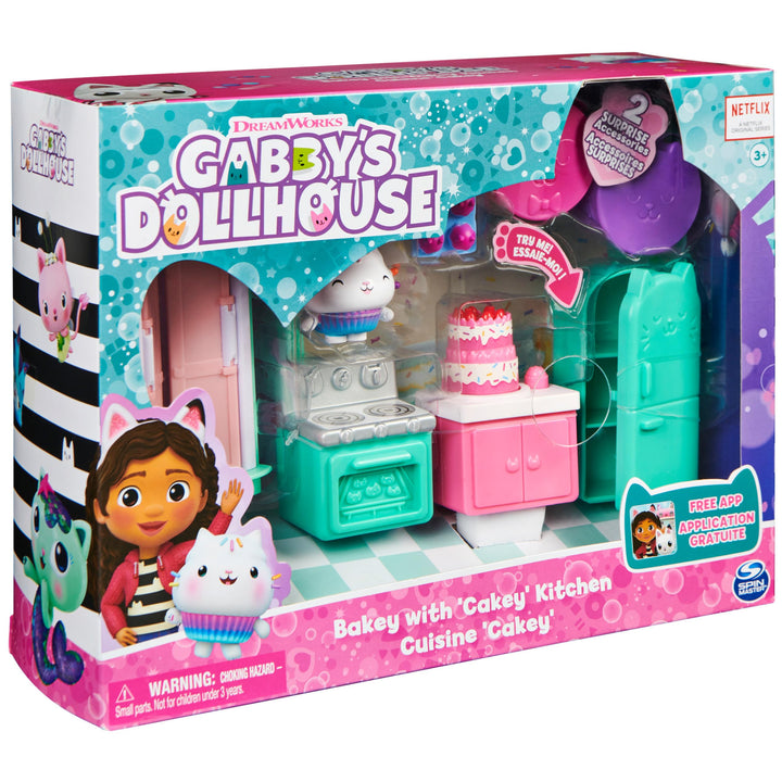 Gabby’s Dollhouse Bakey With Cakey Kitchen Casa de Muñecas con Figura y Accesorios - Imagen 9