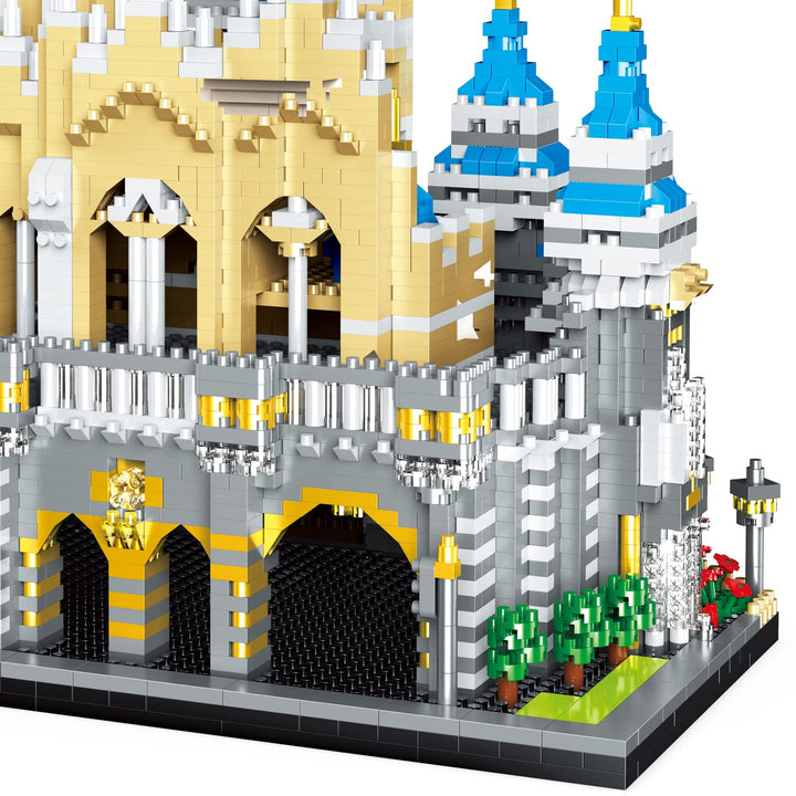 Juego De Bloques Castillo De Hadas 5297 Piezas Construcción De Micro Ladrillos - Imagen 6