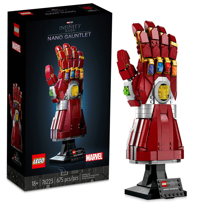 Lego Marvel Nano Guantelete Iron Man Con Piedras Del Infinito Modelo 76223 Para Colección - Imagen 1