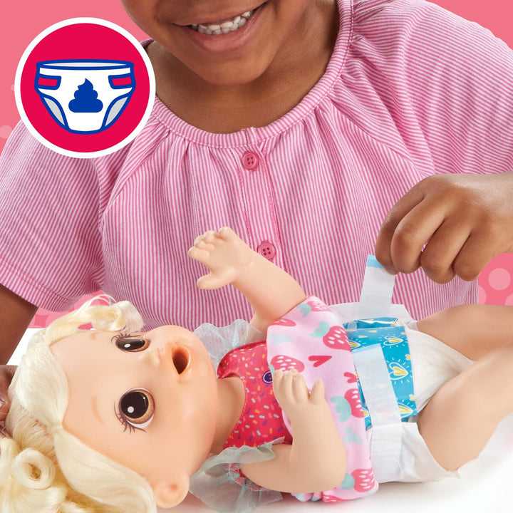 Muñeca Mezcladora Mágica Baby Alive Batido Fresa Con Licuadora Juguete Para Niños 3+ Años - Imagen 2