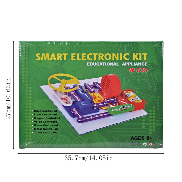 Kit Electrónico Para Niños 335 Circuitos Experimentos DIY Juguete STEM Educativo - Imagen 2