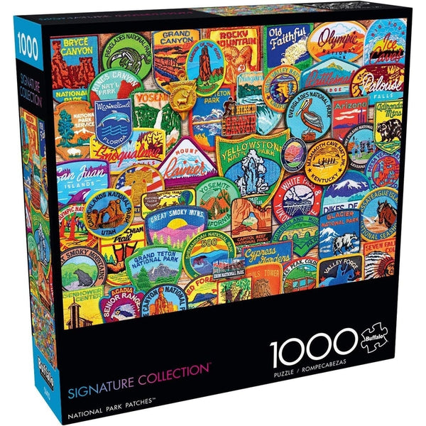 Rompecabezas 1000 Piezas Parches Del Parque Nacional Actividad Familiar - Imagen 1