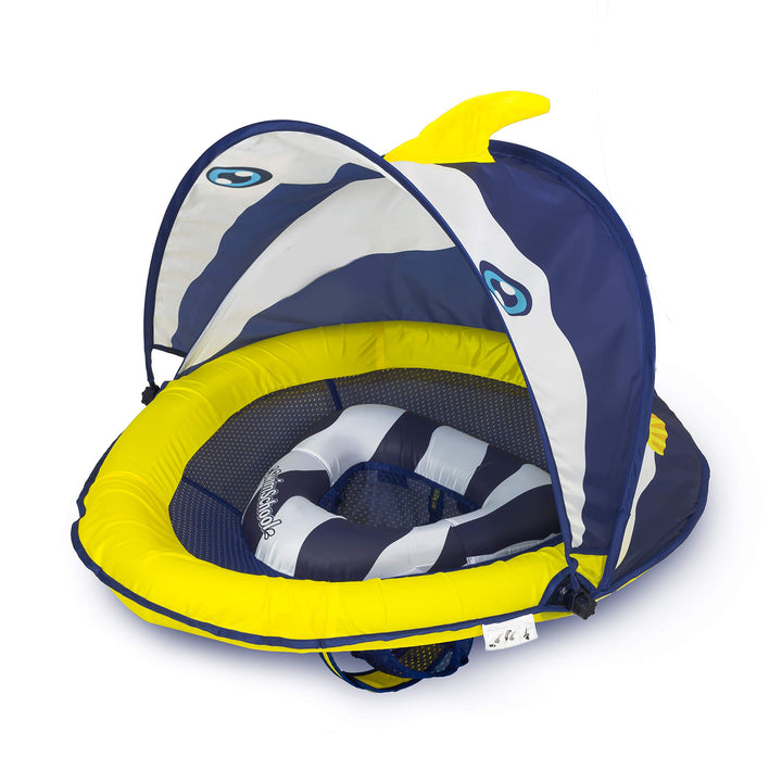 Flotador De Piscina Para Bebés Swimschool Deluxe Con Toldo Ajustable - Imagen 8