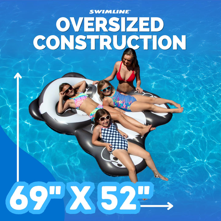 Flotador Inflable Swimline Panda Piscina Grande Diseño Realista y Cómodo - Imagen 5