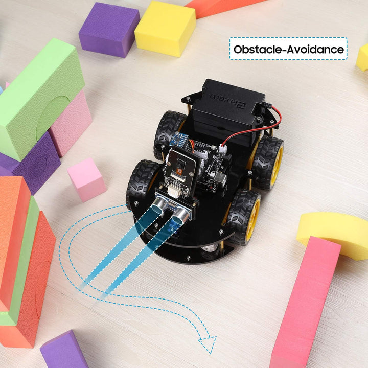 Proyecto Elegoo Uno Robot Inteligente Kit De Coche Educativo - Imagen 5
