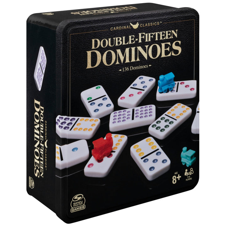 Domino Doble 15 Fichas En Caja De Coleccion Diversión Y Estilo - Imagen 6