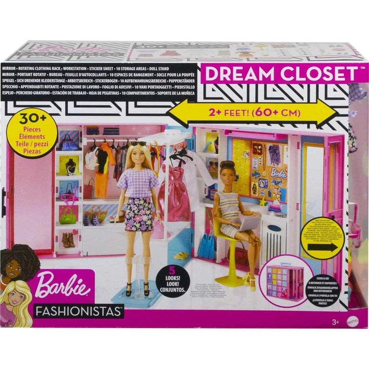 Armario Dream Para Barbie Con Más De 30 Accesorios Y Perchero Giratorio - Imagen 6