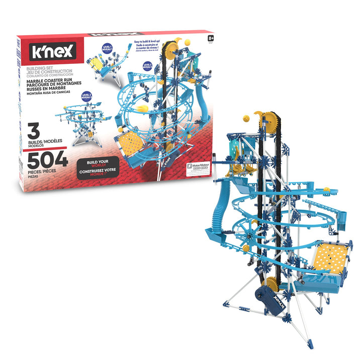 Juego de Construcción K Nex 504 Piezas De Mármol Desarrollo Creativo y Motor para Niños - Imagen 1