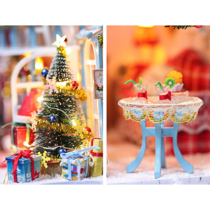 Kit Casa De Muñecas Miniatura Escala 124 Con Música Bricolaje - Imagen 4