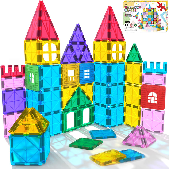 Juego De Bloques Magnéticos 3D Educativos Para Niños Construcción Y Creatividad - Imagen 1