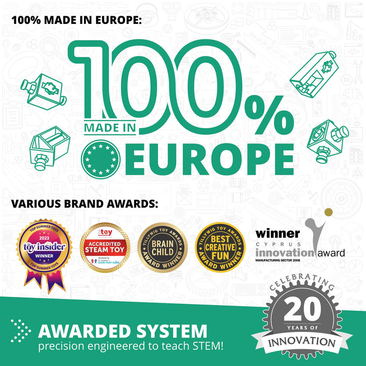 Engino STEM902 Juego de Construcción Leyes de Física para Niños + Aplicación 3D Interactiva - Imagen 7