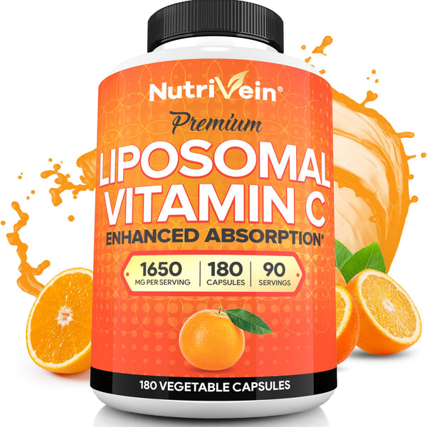 Vitamina C Liposomal 1650 Mg Nutrivein Suplemento Antioxidante - Imagen 1