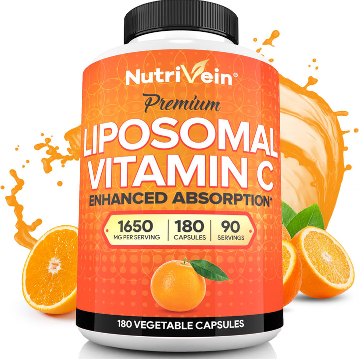 Vitamina C Liposomal 1650 Mg Nutrivein Suplemento Antioxidante - Imagen 1