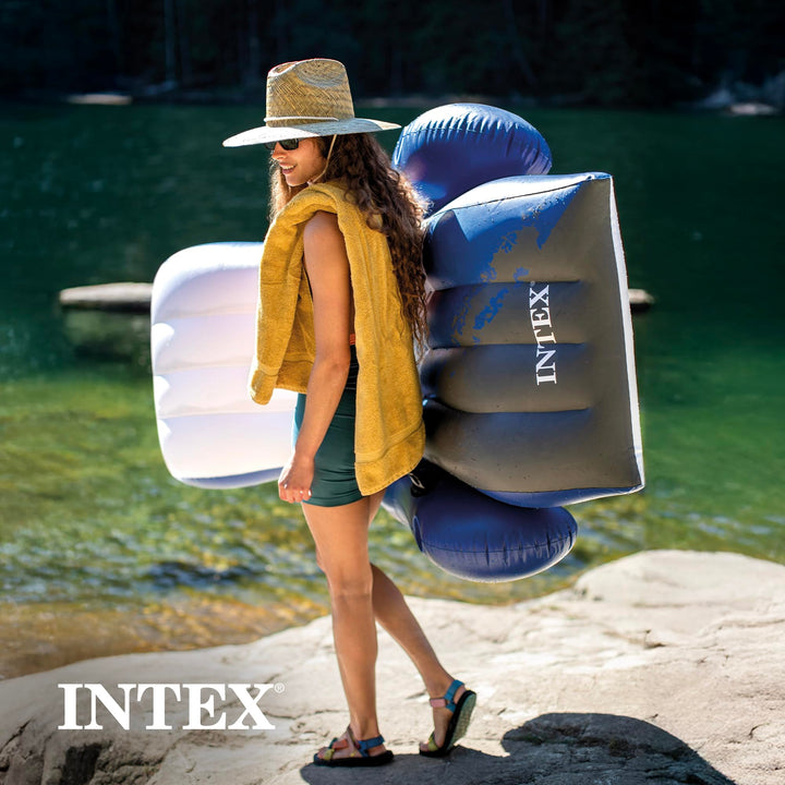 Salón Inflable Reclinable Flotante Intex, 71 X 53 Pulgadas, - Imagen 9