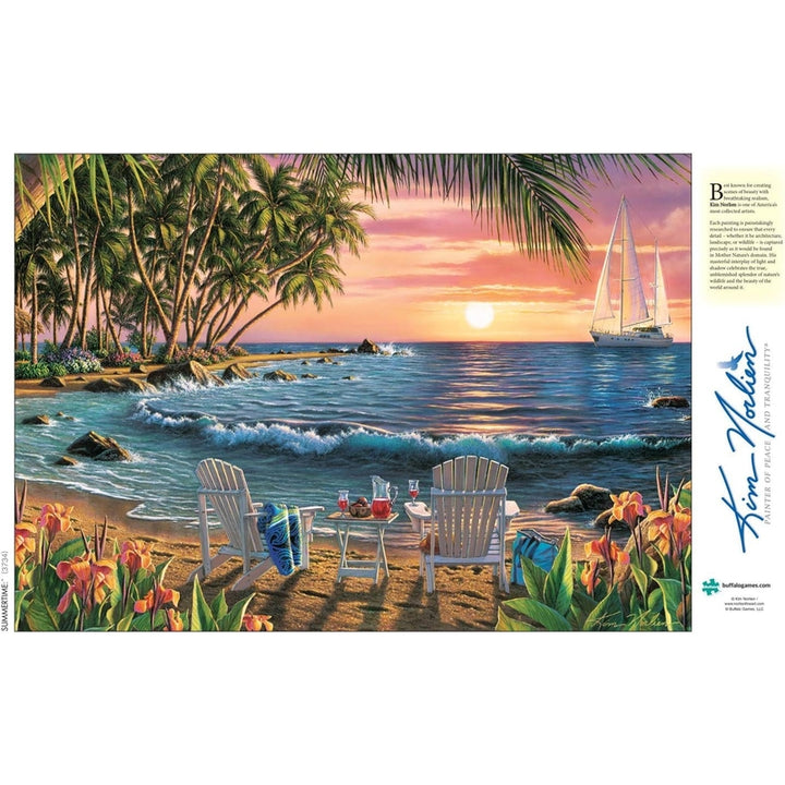 Rompecabezas Verano Buffalo Games 500 Piezas Ideal para Relajación Familiar - Imagen 5