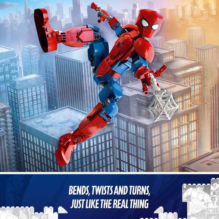 Marvel Spider-Man Juguete de Construcción Figura Articulada con Elementos de Red - Imagen 3