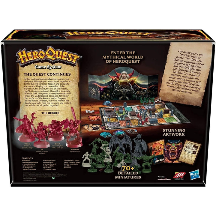 Juego De Mesa Avalon Hill Heroquest Aventuras De Mazmorras - Imagen 6