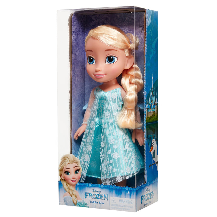 Muñeca Frozen Elsa 14 Pulgadas Vestido Brillante Juguete Para Niños Pequeños - Imagen 1
