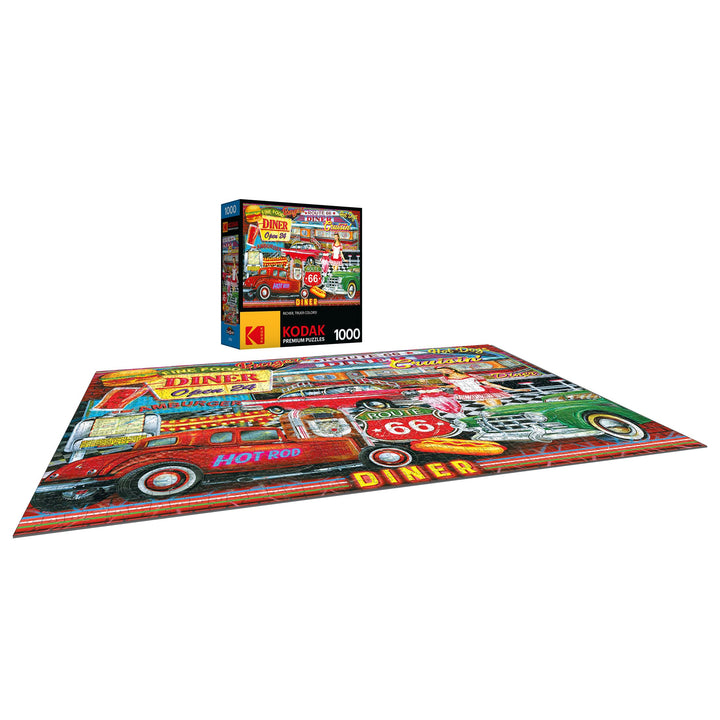 Rompecabezas 1000 Piezas Kodak Diner Diseño Retro Calidad Premium - Imagen 6