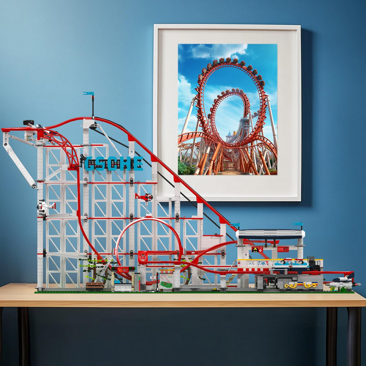 Juego de Construcción Montaña Rusa Grande Motor Mould King Kit STEM para Niños y Adultos - Imagen 2