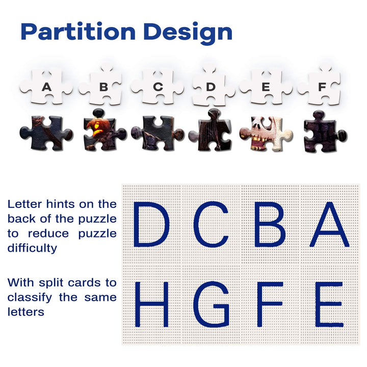 Rompecabezas De Madera 1000 Piezas Halloween Decoración Familiar - Imagen 7