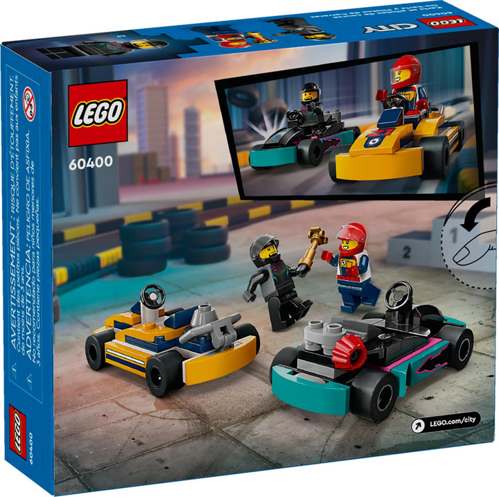 LEGO City 60400 Karts y Pilotos de Carreras Set de Construcción para Niños - Imagen 6