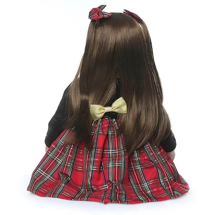 Muñeca Reborn 60 cm Con Pelo Largo y Silicona Suave para Niñas Realista y Articulada - Imagen 6