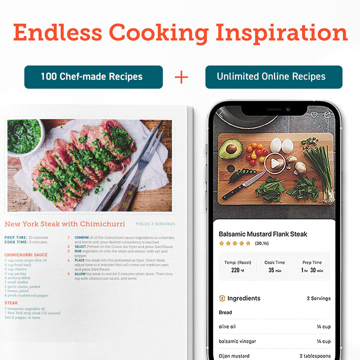 Air Fryer Cosori De 5.8 Litros 12 En 1 Cocina Rápida Y Saludable - Imagen 8